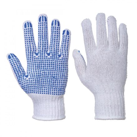 A111 Nylon kesztyű PVC pontozott
