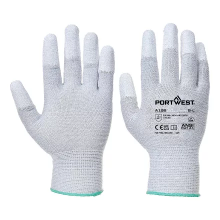 Antistatic PU F-Tip Glove Pk12