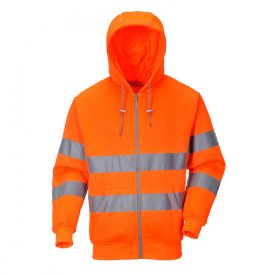 B305 Hi-Vis zipzáros pulóver B305 Hi-Vis zipzáros pulóver