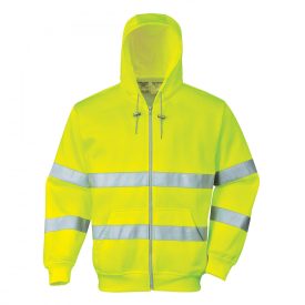 B305 Hi-Vis zipzáros pulóver B305 Hi-Vis zipzáros pulóver