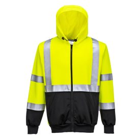 Hi-Vis kéttónusú kapucnis pulóver Hi-Vis kéttónusú kapucnis pulóver