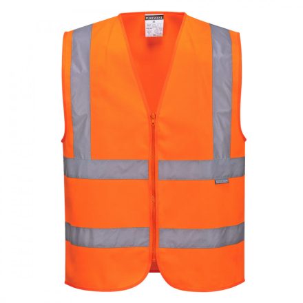 C375 Hi-Vis zippzáras mellény