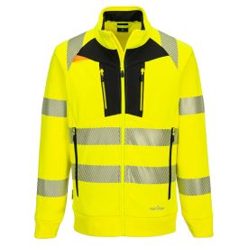 DX477 - DX4 Hi-Vis kapucnis cipzáras pulóver DX477 - DX4 Hi-Vis kapucnis cipzáras pulóver