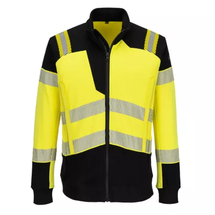 PW3 Modaflame Knit Hi-Vis FR lángálló teljes cipzáras pulóver