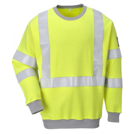 FR72 Lángálló, antisztatikus Hi-Vis pulóver