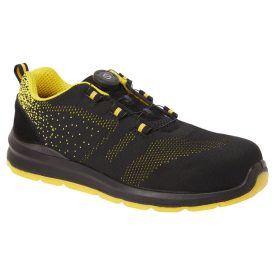   FT08 Portwest Compositelite Wire Lace Safety Trainer kötött S1P