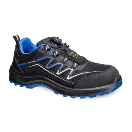 Kompozit KPU Mesh Trainer félcipő, S1PS, ESD SR FO