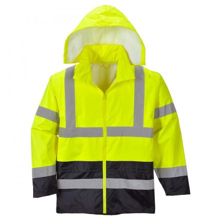 H443 Hi-Vis klasszikus kontrasztos esődzseki