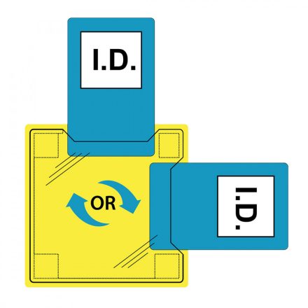 ID20 Dupla azonosítókártya tartó - varrható