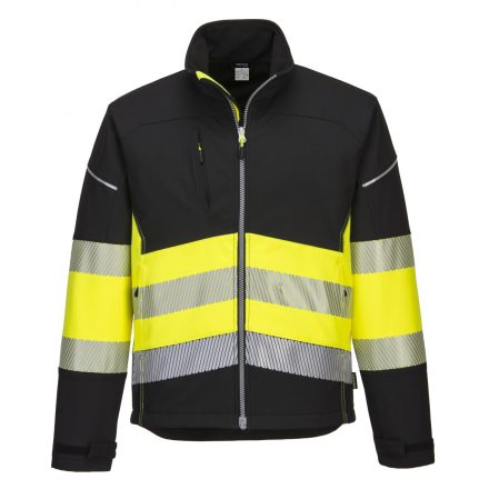 PW375 PW3 Hi-Vis Class 1 Softshell kabát