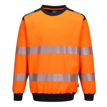 PW379 PW3 Hi-Vis Crew Neck pulóver