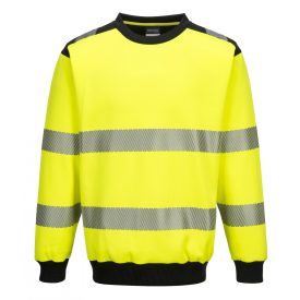 PW379 PW3 Hi-Vis Crew Neck pulóver PW379 PW3 Hi-Vis Crew Neck pulóver