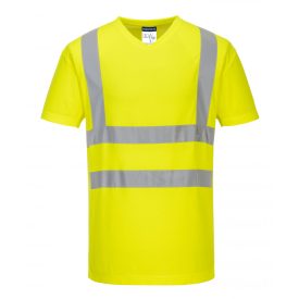 S179 V-nyakú hálós betétekkel ellátott póló S179 V-nyakú hálós betétekkel ellátott póló