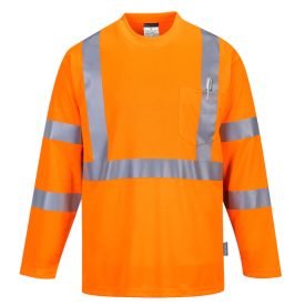 S191 Hi-Vis Pocket hosszú ujjú póló S191 Hi-Vis Pocket hosszú ujjú póló