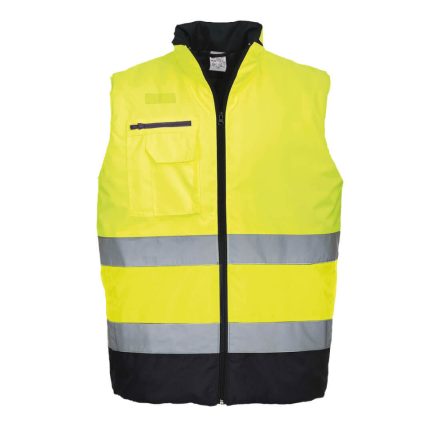 S267 Hi-Vis kéttónusú mellény