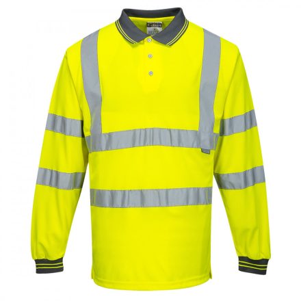 S277 Hi-Vis hosszú ujjú pólóing, narancs színű