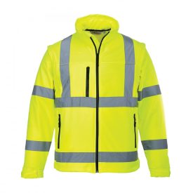 S428 Jól láthatósági Softshell dzseki