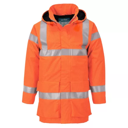 Bizflame Rain Hi-Vis Multi Lite antisztatikus FR kabát