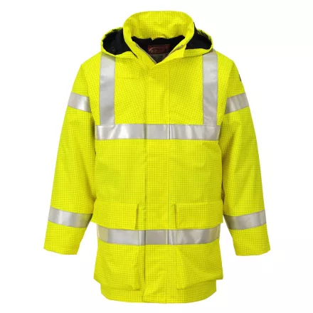 Bizflame Rain Hi-Vis Multi Lite antisztatikus FR kabát