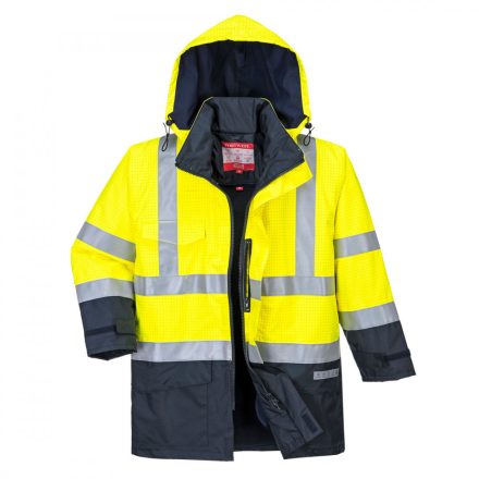 S779 Hi-Vis Multi Protection antisztatikus és lángálló kabát